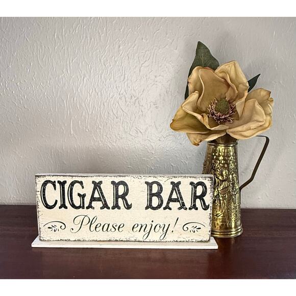 Garcia y Vega Cigar Box Pair and Bar Sign 1960s Tobacciana Lot - Picture 3 of 7